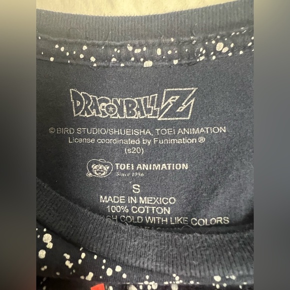 DRAGONBALL Z KIDS SIZE S CREW NECK T-SHIRT. NANY BLUE - Picture 4 of 9